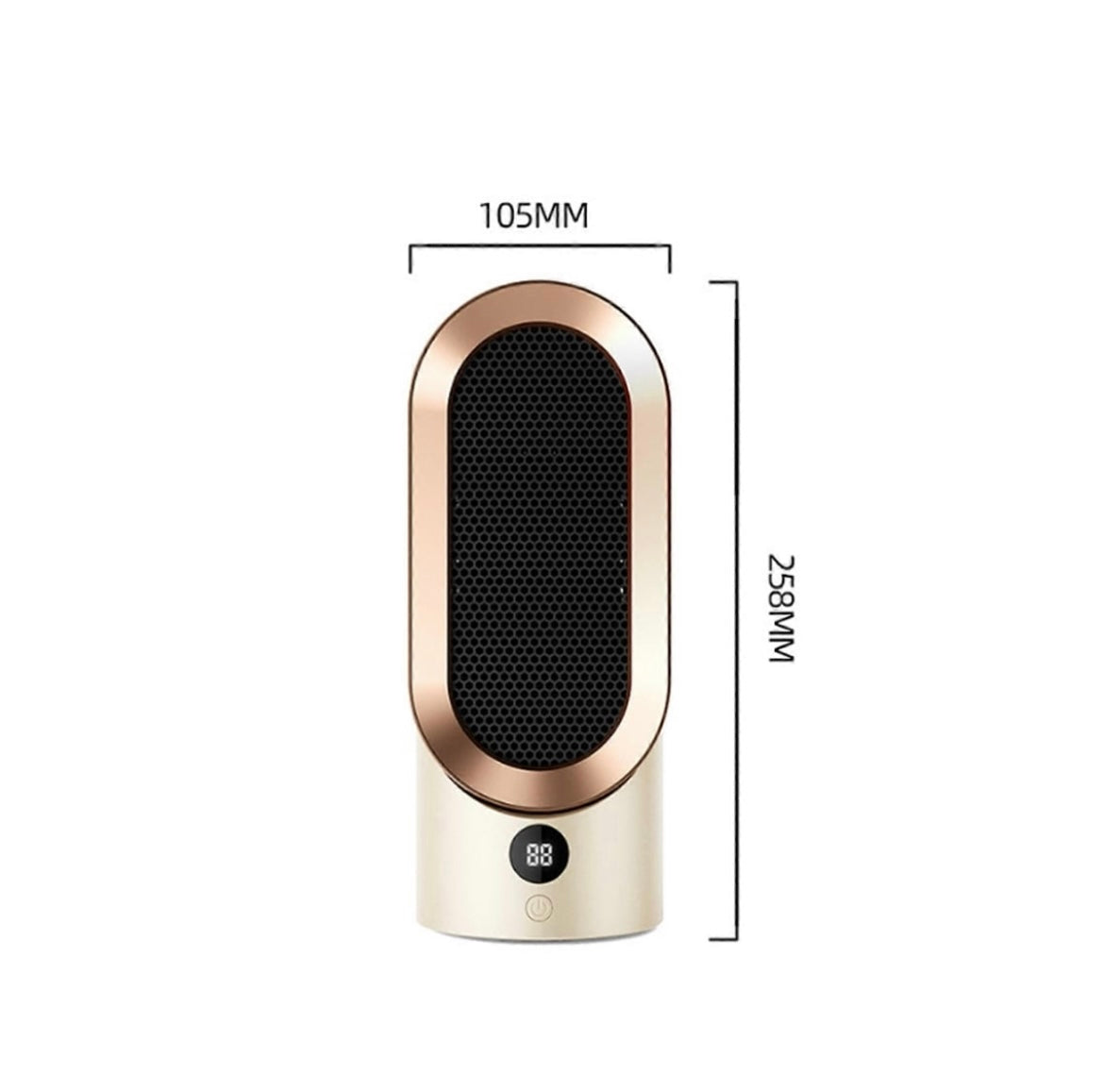 Aquecedor Cerâmico 800W (Dyson look)